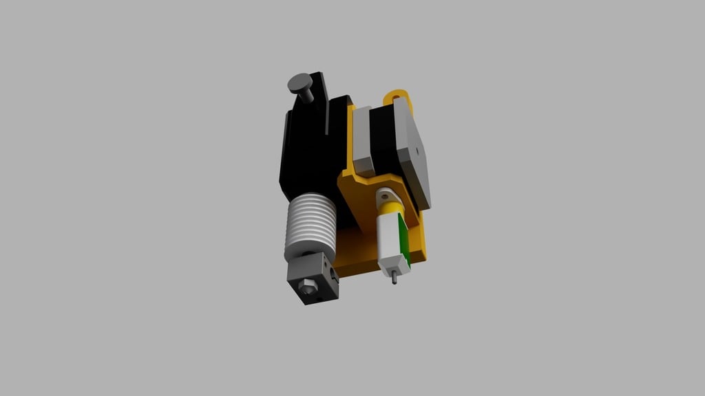 Miniatura 2 do modelo 3D Hypercube Evolution BMG direct drive extruder