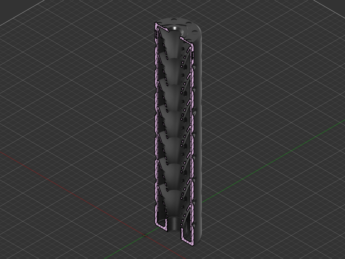 sound reducers for APOLLO 40mm airsoft silencer