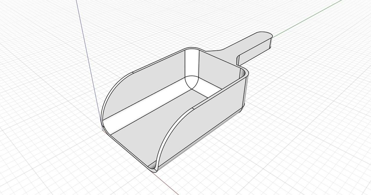 Ice Machine Scoop by ItsDeCia Download free STL model