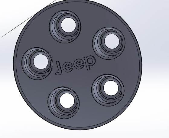 cache moyeux jeep
