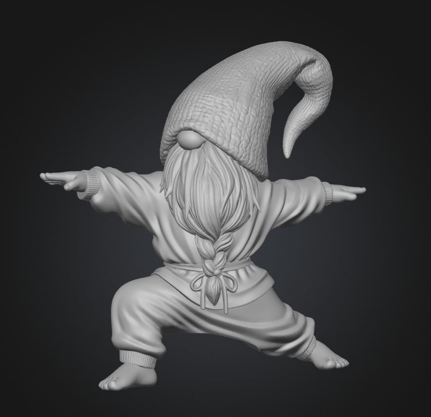 Orange Gnome Warrior
