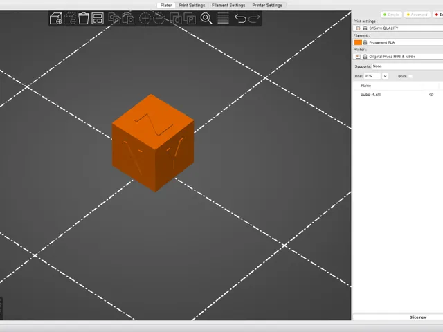 Calibration cube