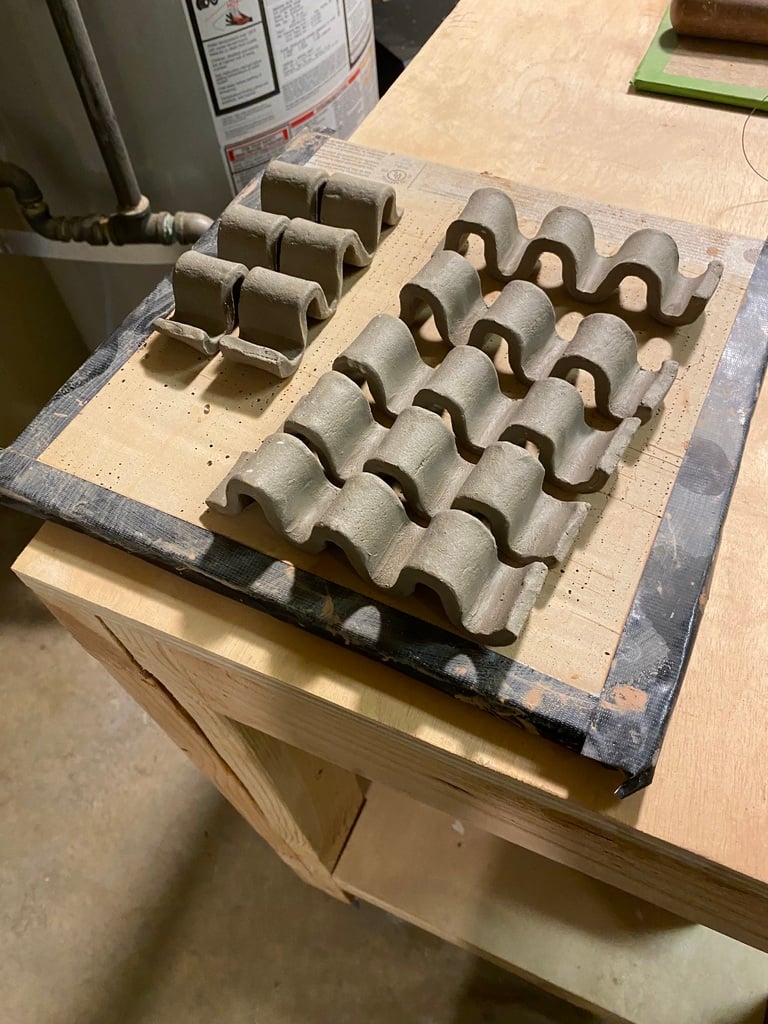 Test Tile Rack Mold for Ceramic Glaze Testing — miniatura 5