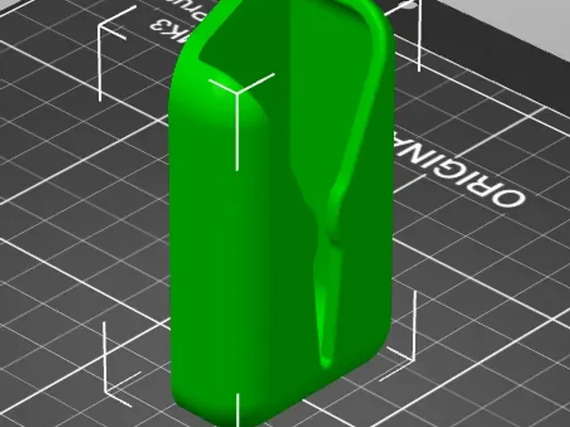 20° Angled Kitchen Towel Holder V2 (using 3M Command Strips) - rotated to left