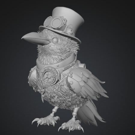 Clockwork Raven by Ded Makar | Download free STL model | Printables.com
