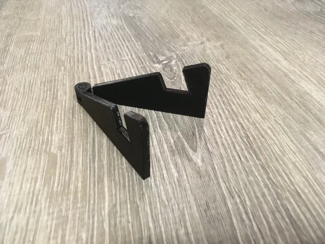 Parametric, Folding phone stand! Print In place!