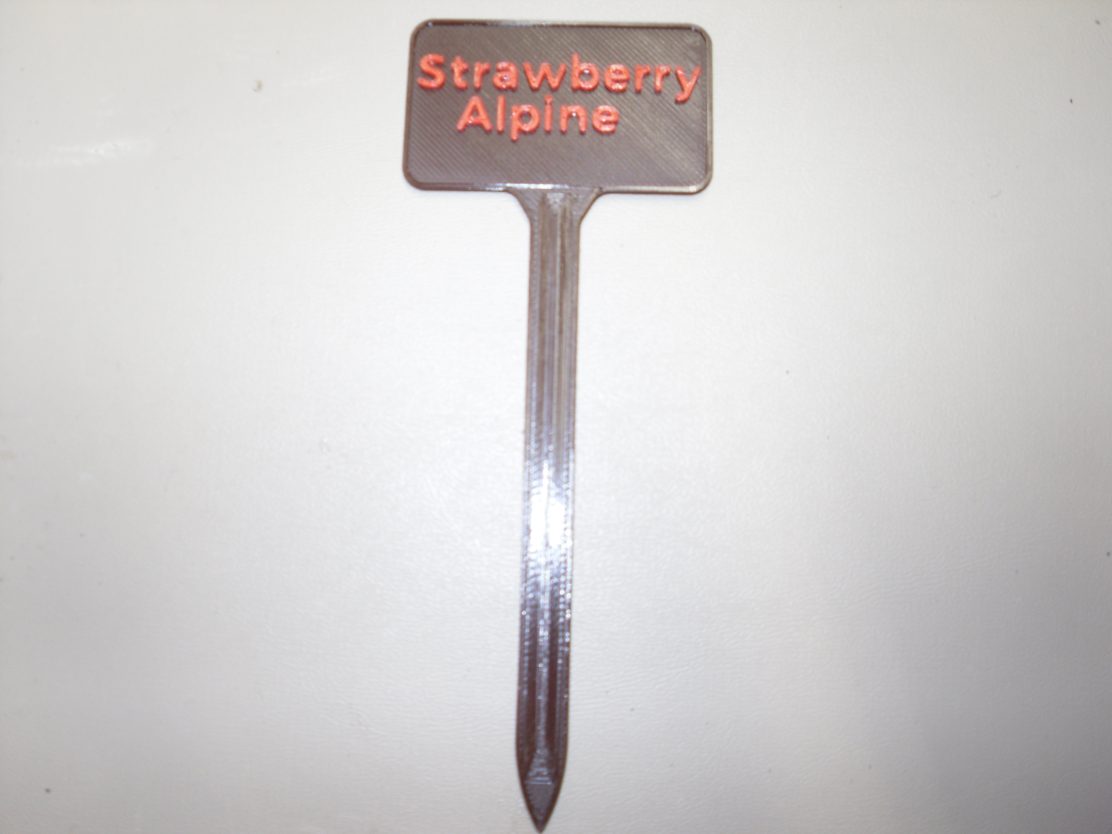 Plant Label Alpine Strawberry