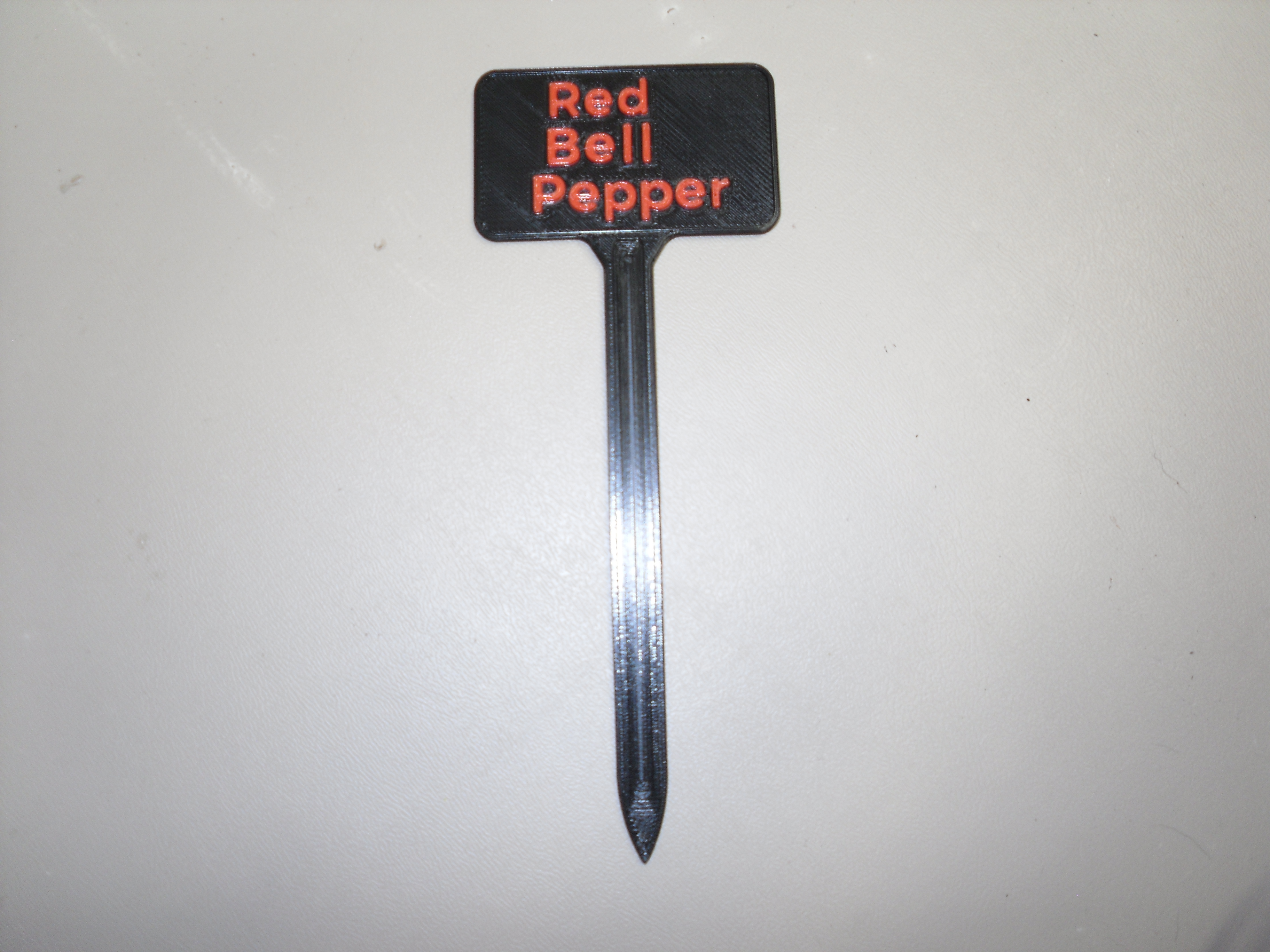 Plant Label Red Bell Pepper