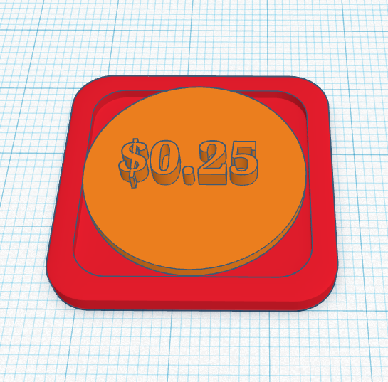 1 Quarter Tray by Dan Tapia Download free STL model