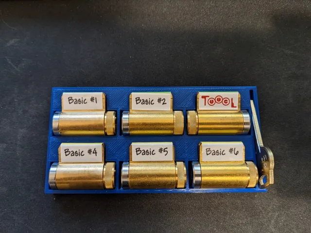 Training lock tray