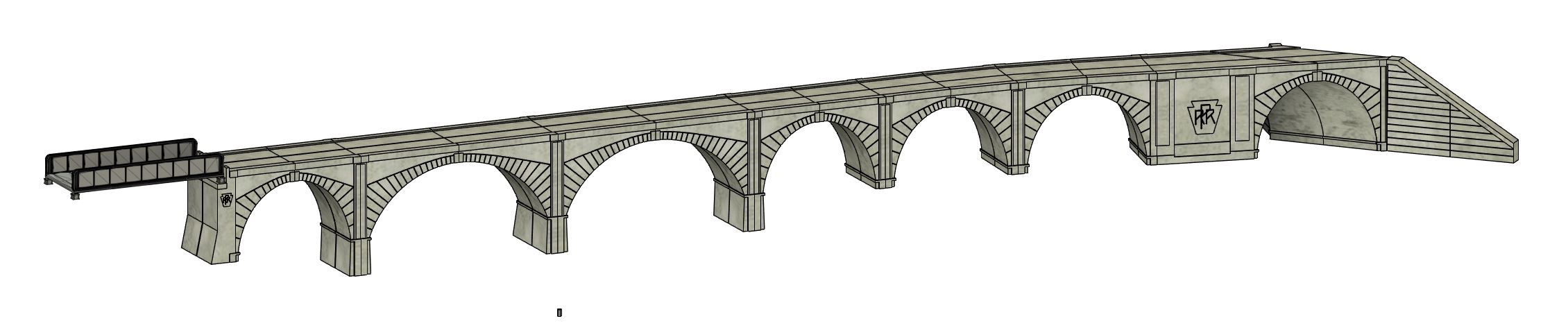 Phoenixville Viaduct Model Railroad Bridge by Leftcetio | Download free ...