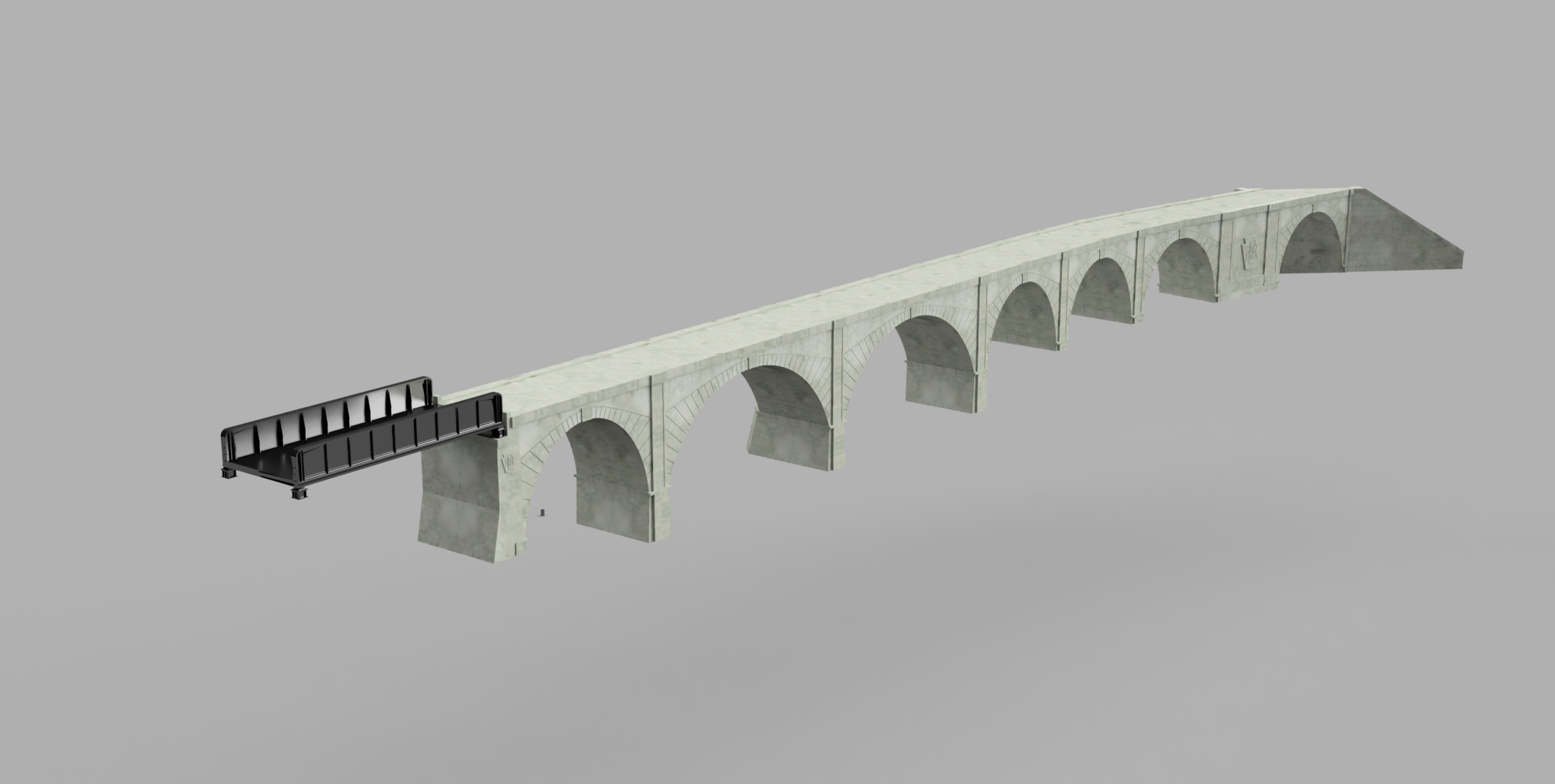 Phoenixville Viaduct Model Railroad Bridge