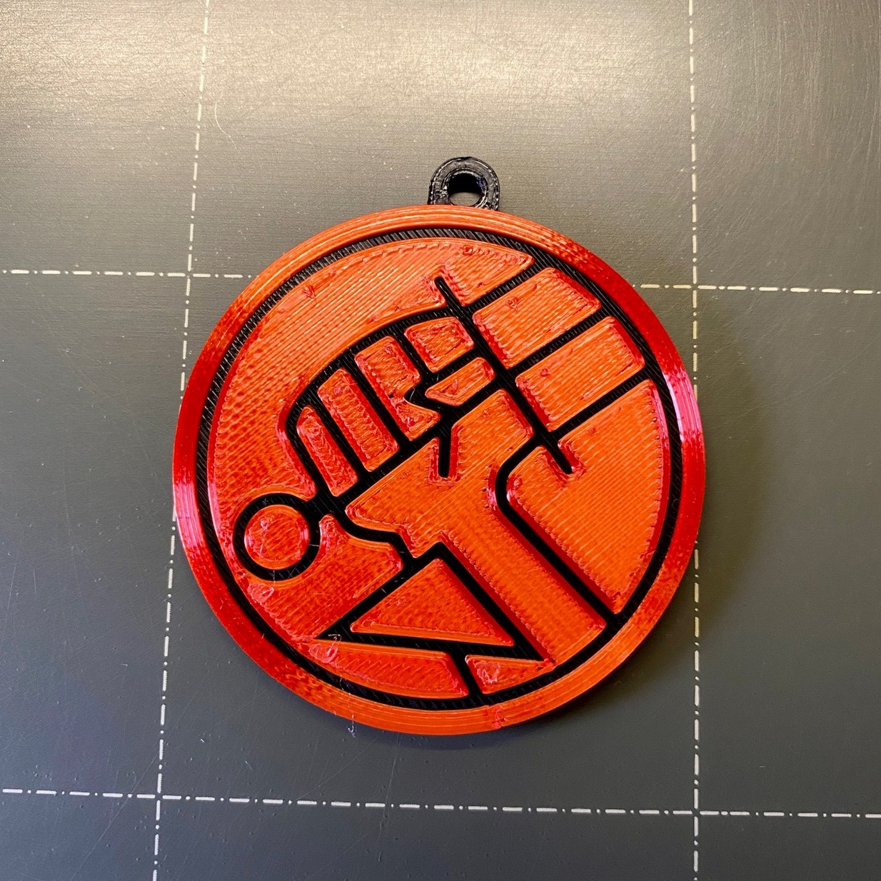 Miniatura 3 do modelo 3D Hellboy Coaster & Keychain
