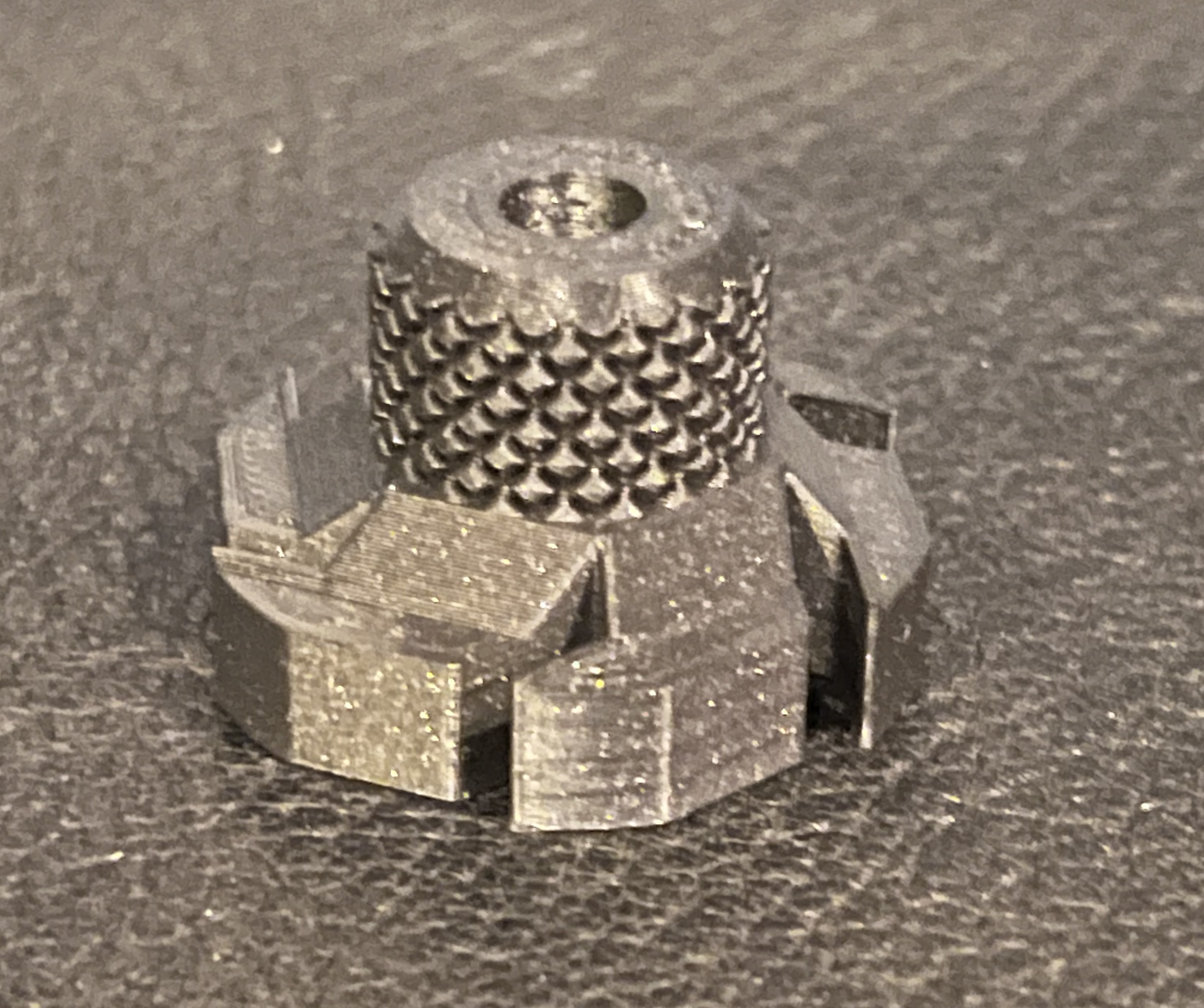 Miniatura 5 do modelo 3D Knurled 45 Adapter