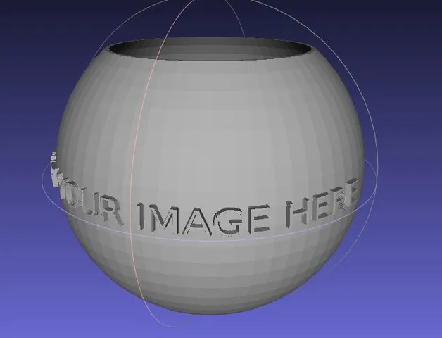 Customizable Sphere Lithophane