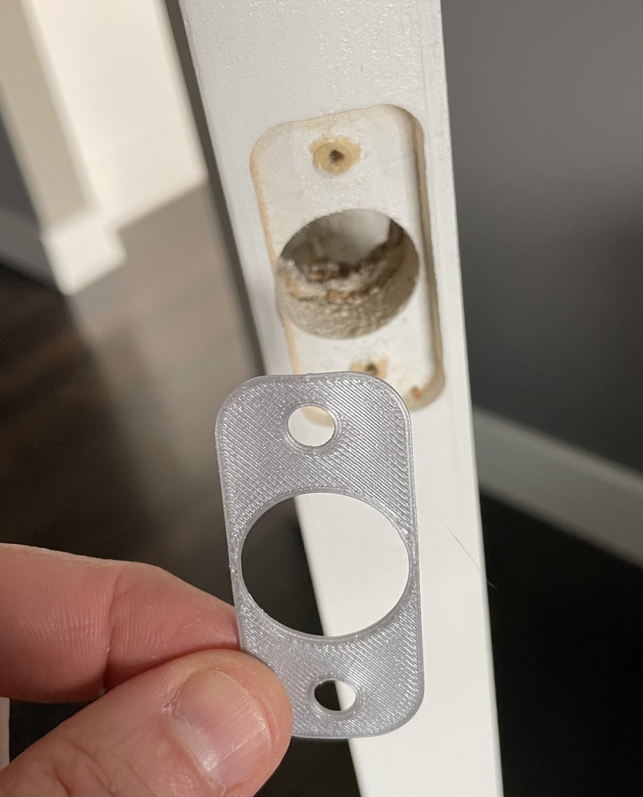 Miniatura 2 do modelo 3D Door Bolt/Latch Shim
