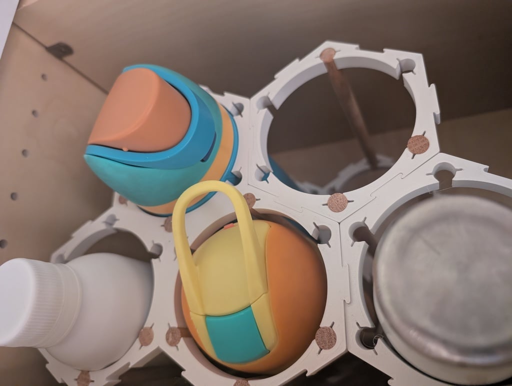 The Dowel: Modular bottle rack 3D model