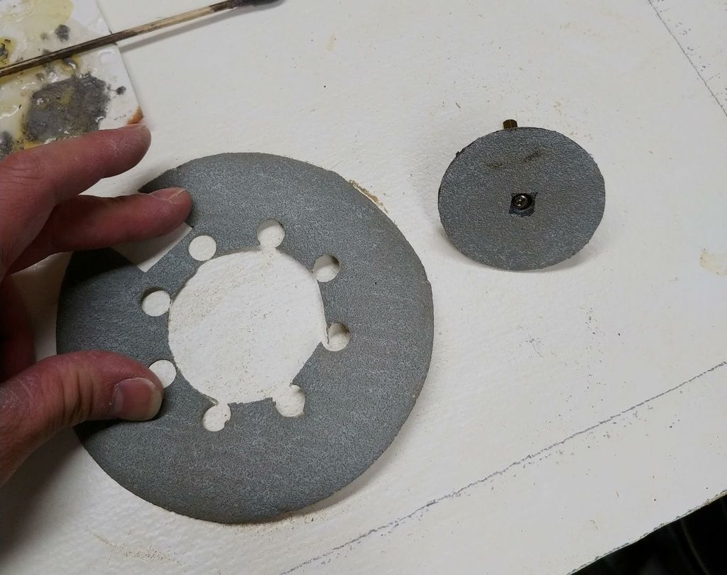 Sanding disk for drill using old orbital sander pads by LD.P Download