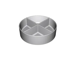 Round Organiser by aidilmazlan | Download free STL model | Printables.com