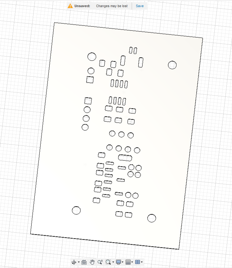 Stencil for SMD soldering FakeTec v5 rev. B