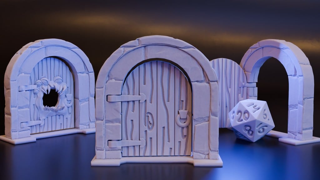 Modular Door Props (DND / TTRPG)