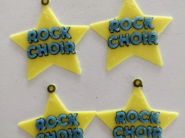 Earrings for daughter in Rock Choir
