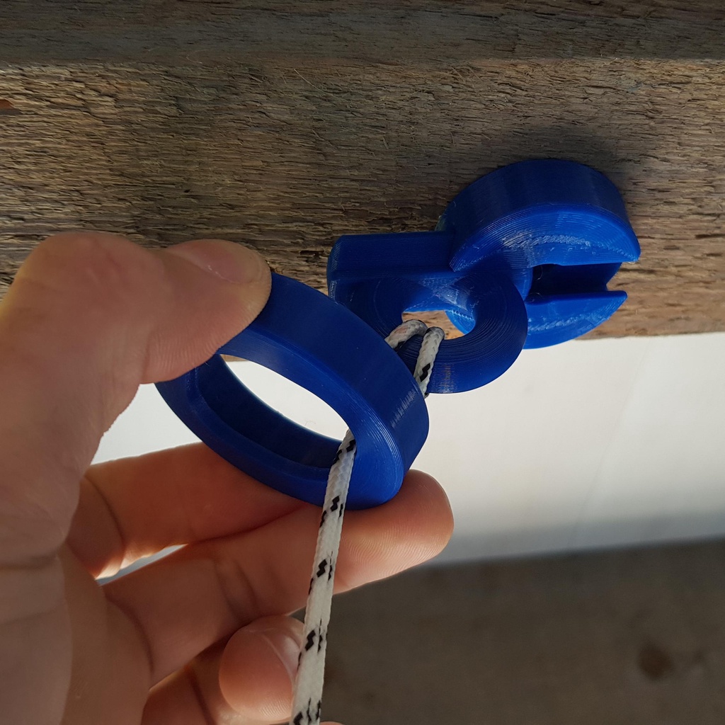 Miniatura 3 do modelo 3D Ceiling ring hook (detachable)