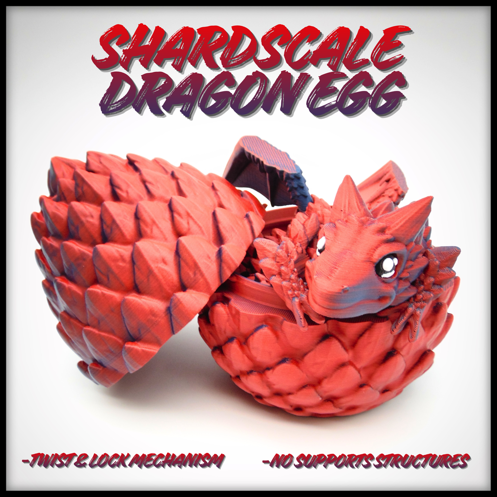 Shardscale Dragon Egg - Twist and lock mechanism