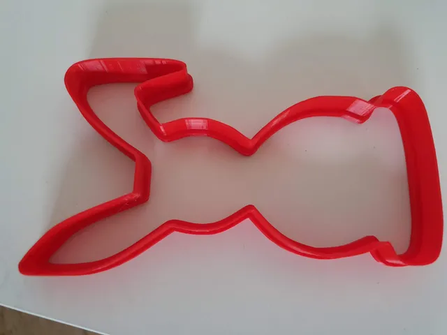 Easter bunny cookie cutter