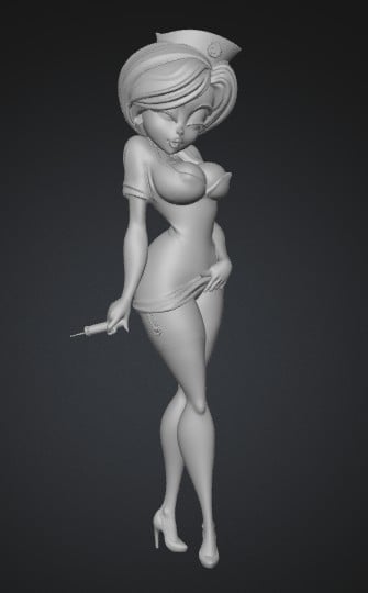 Sultry Nurse Doll