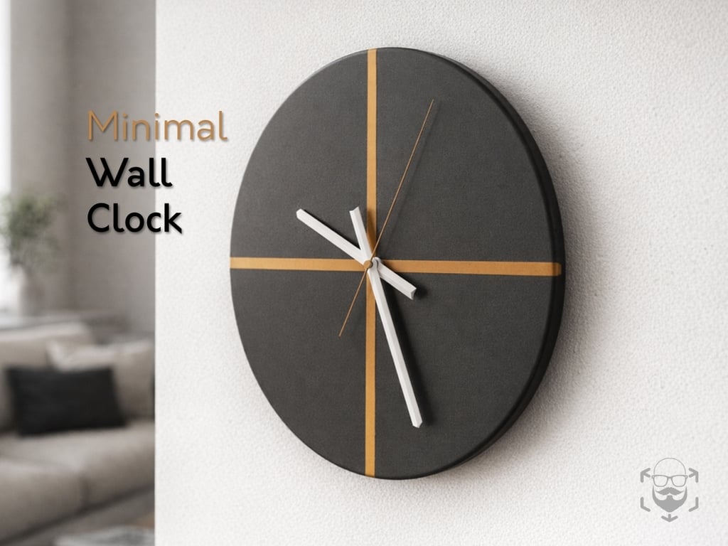 Minimal Wall Clock – 3D Printing