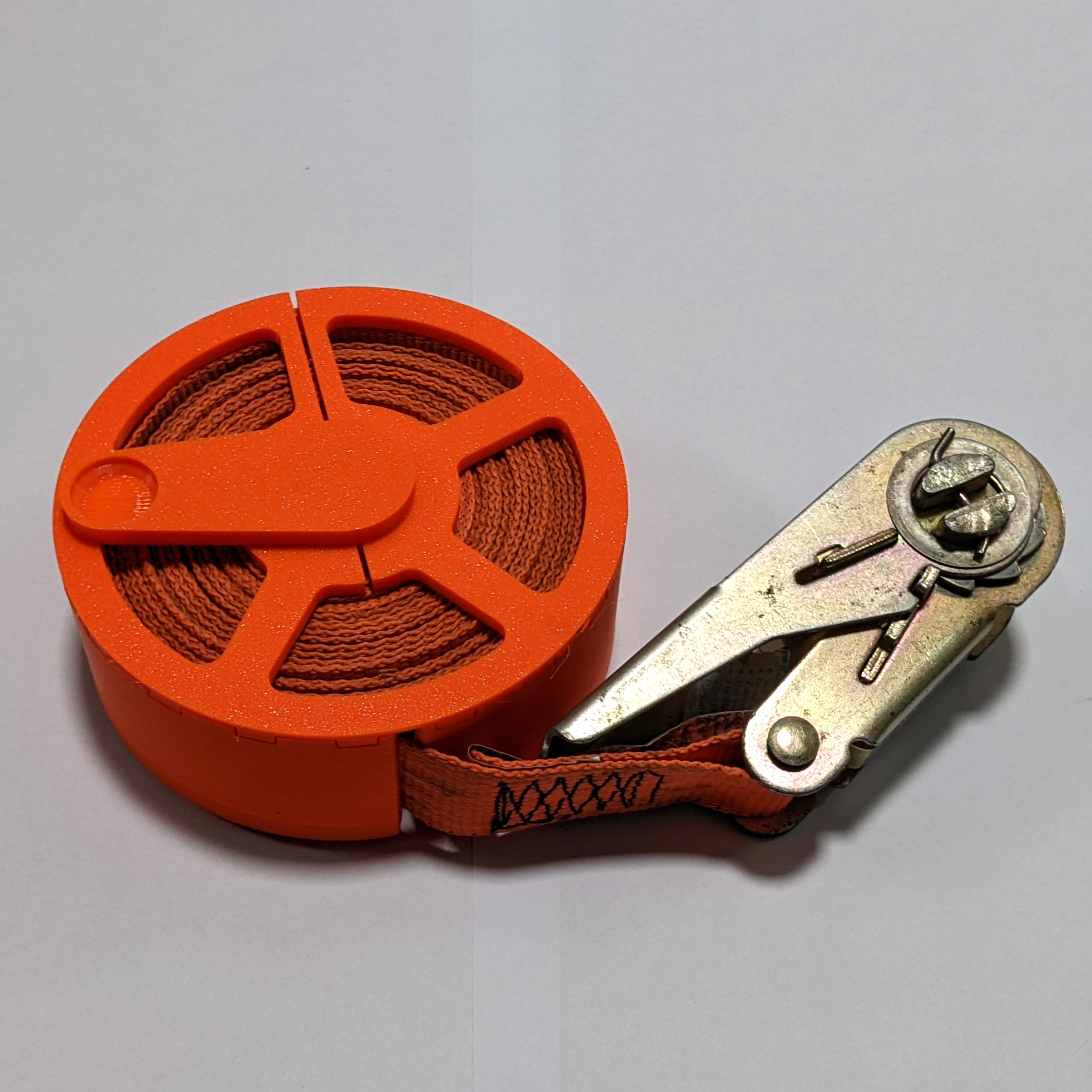 Flat Crank handle for Ratchet strap reel (clicky assembly) by WorstCase