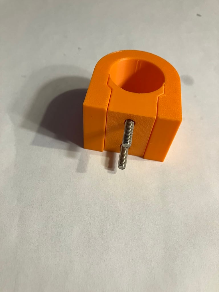 Boat handrail mount/mount for 25 mm/1 inch pipe -  including cup holder