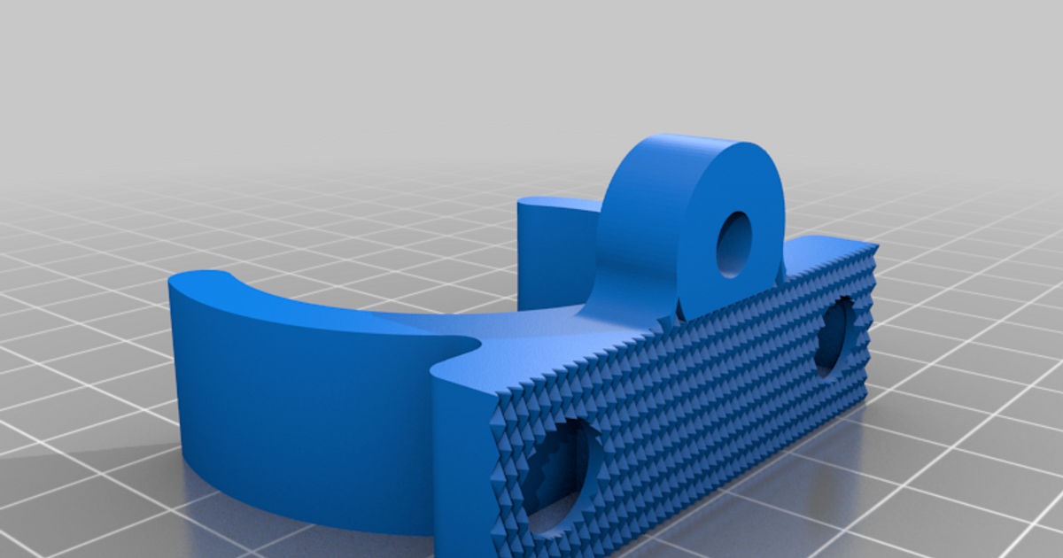 corrugated conduit clip by overflow Download free STL model