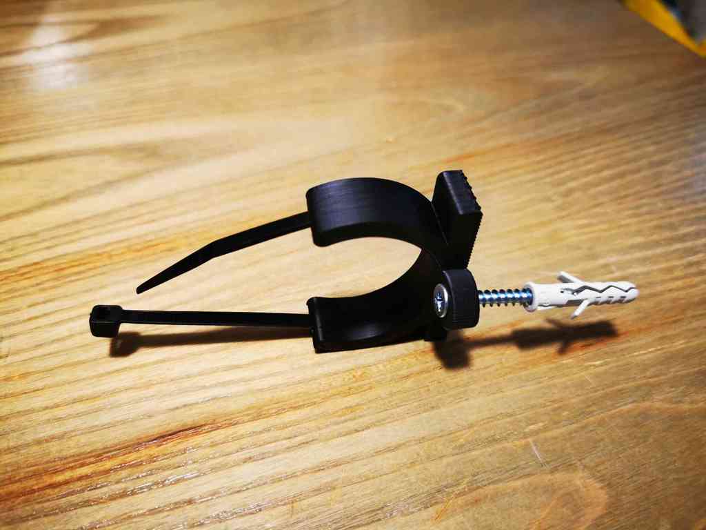 corrugated conduit clip by overflow Download free STL model