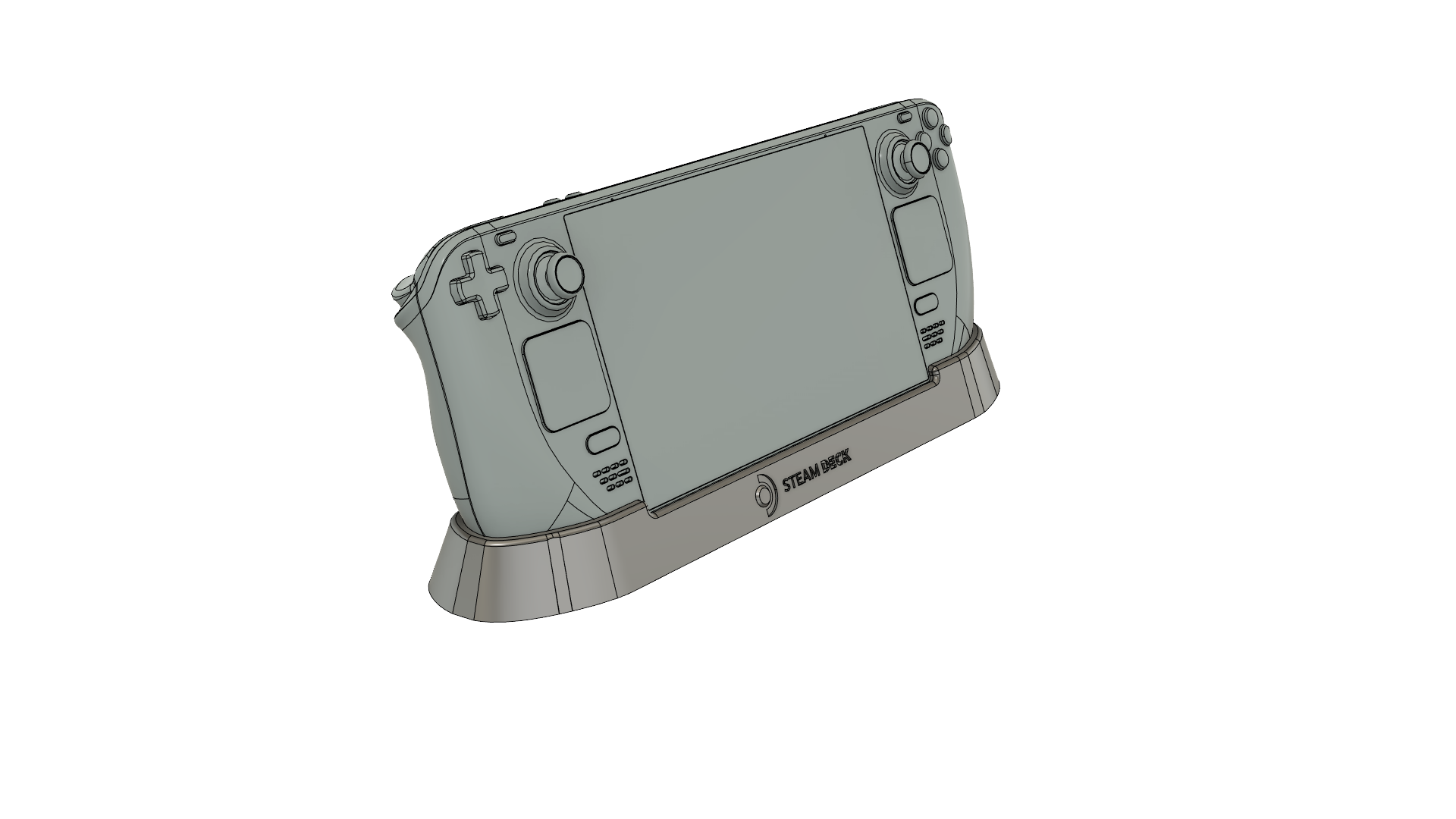 Miniatura 2 do modelo 3D Steam Deck Cradle