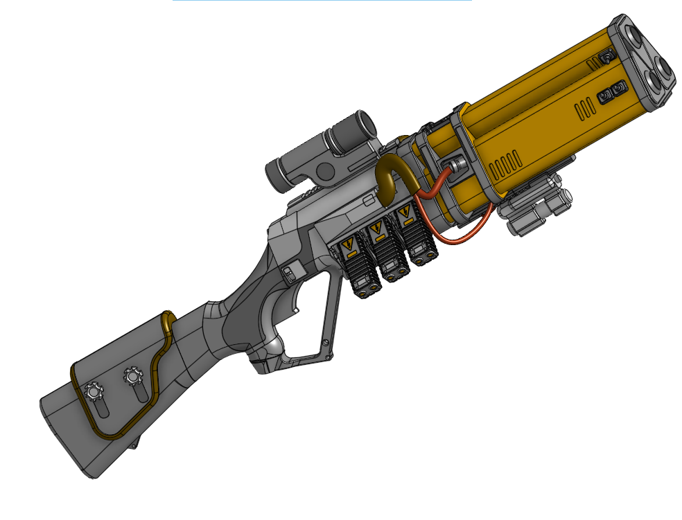 LAS-13 Trident Helldivers 2