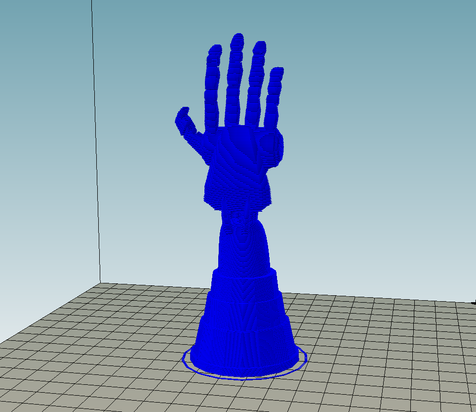 Miniatura 3 do modelo 3D Cyborg hand