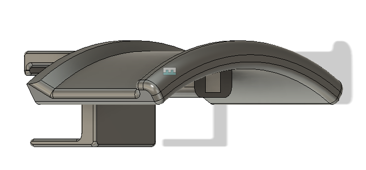 Porte Casque avec adapteur sur barre métallique