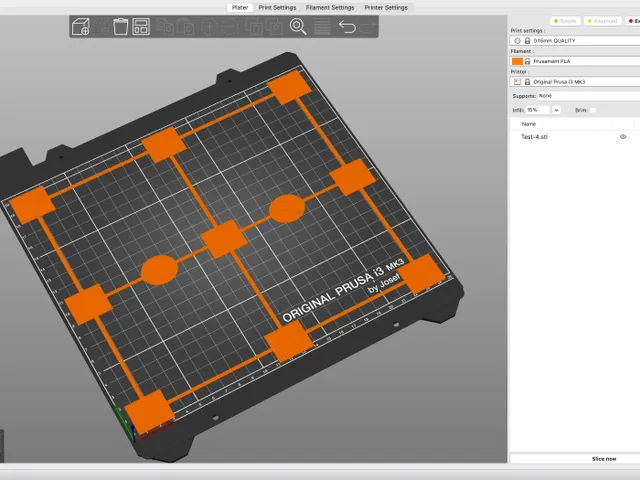 A bed level calibration for Prusa i3 MK3