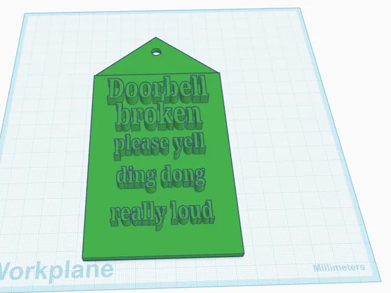 doorbell sign