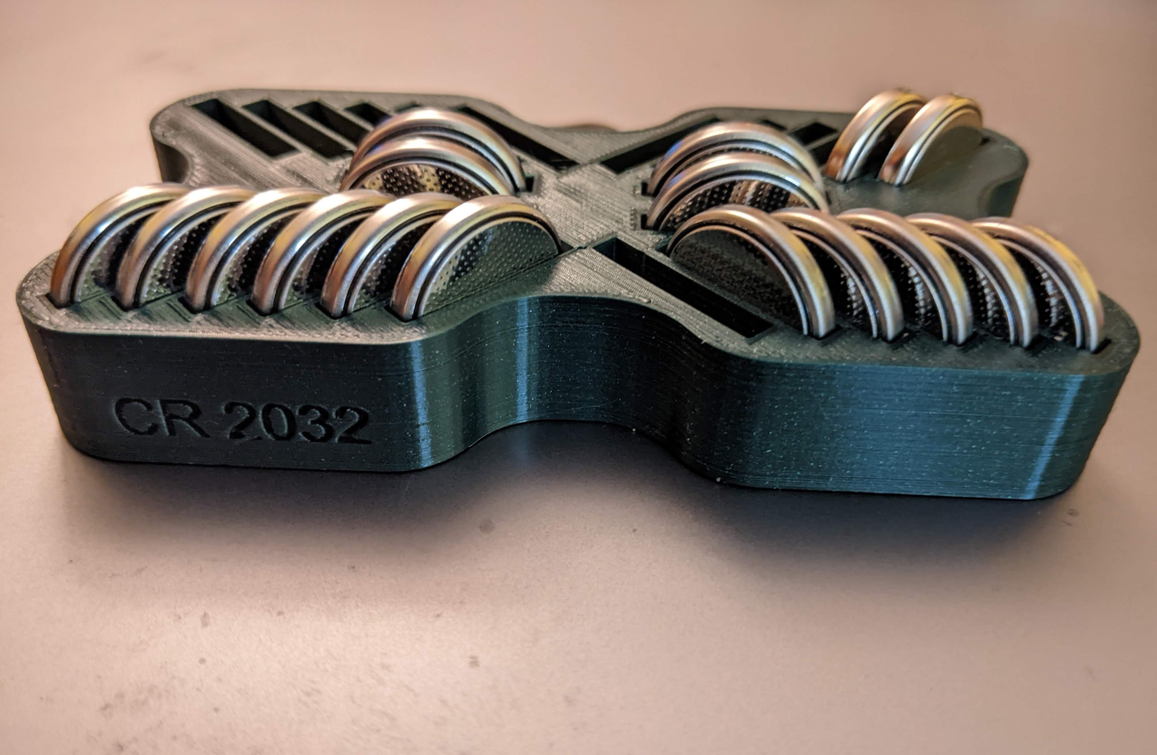 CR2032 Battery Holder by Vookimedlo Download free STL model