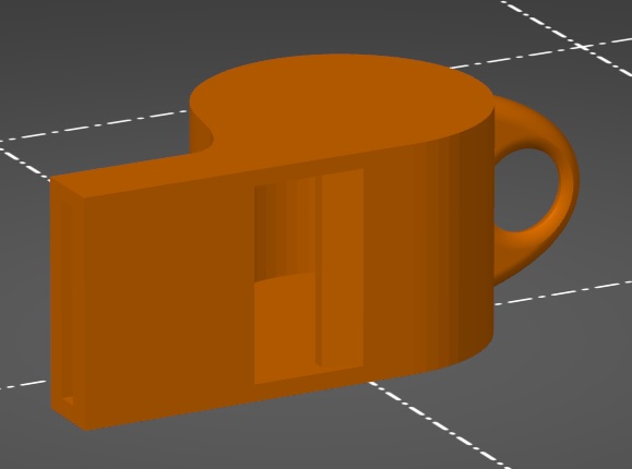 Whistle with ring for lanyard 3D model thumbnail