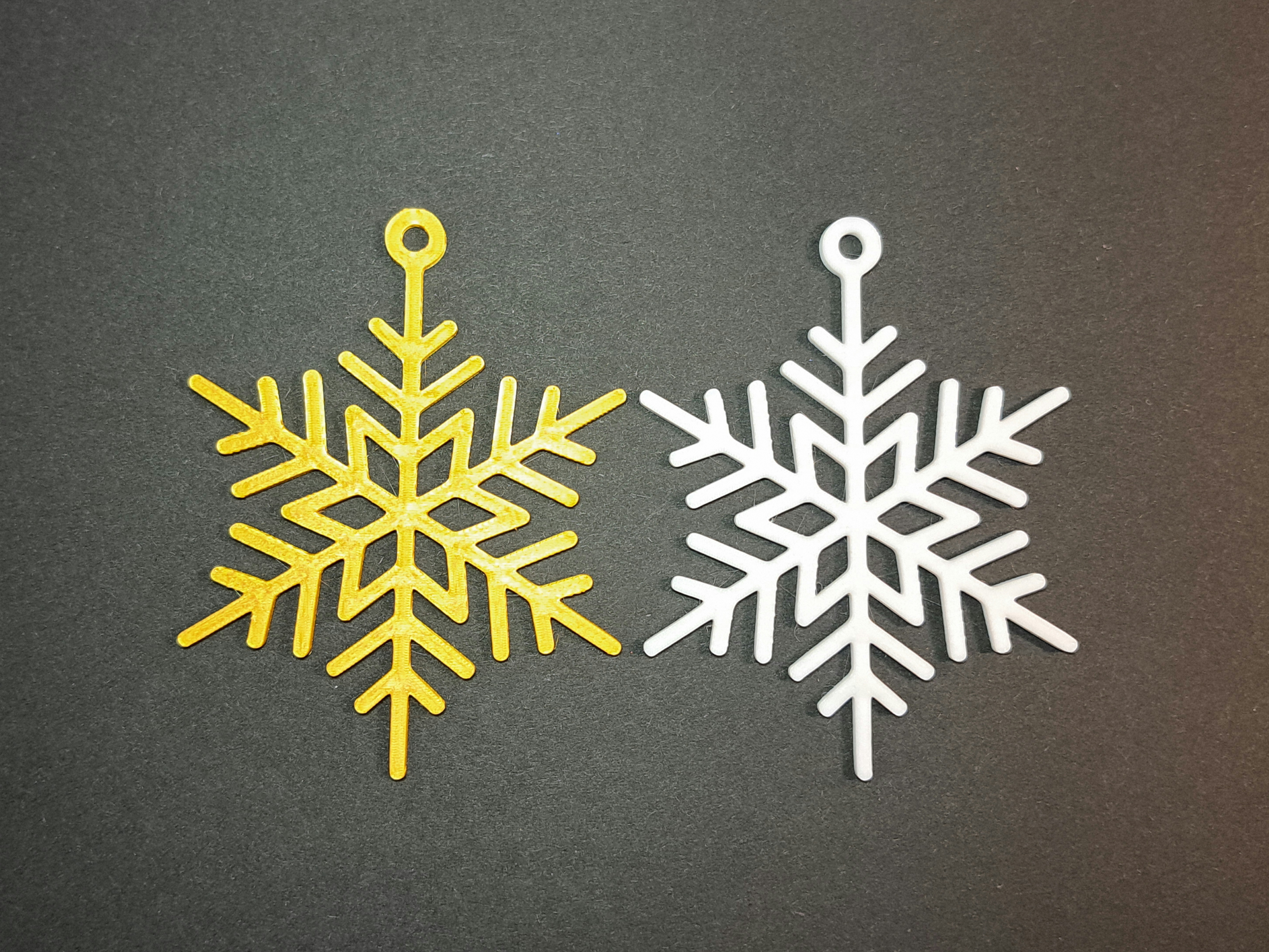 Christmas Ornament – 3D Snowflake (Version 2)