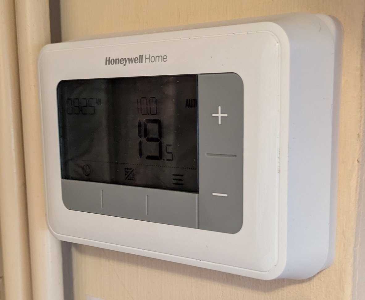 Backplate for Honeywell T4 Series Programmable Thermostat - for when your wires are surface mounted instead of poking out of the wall.