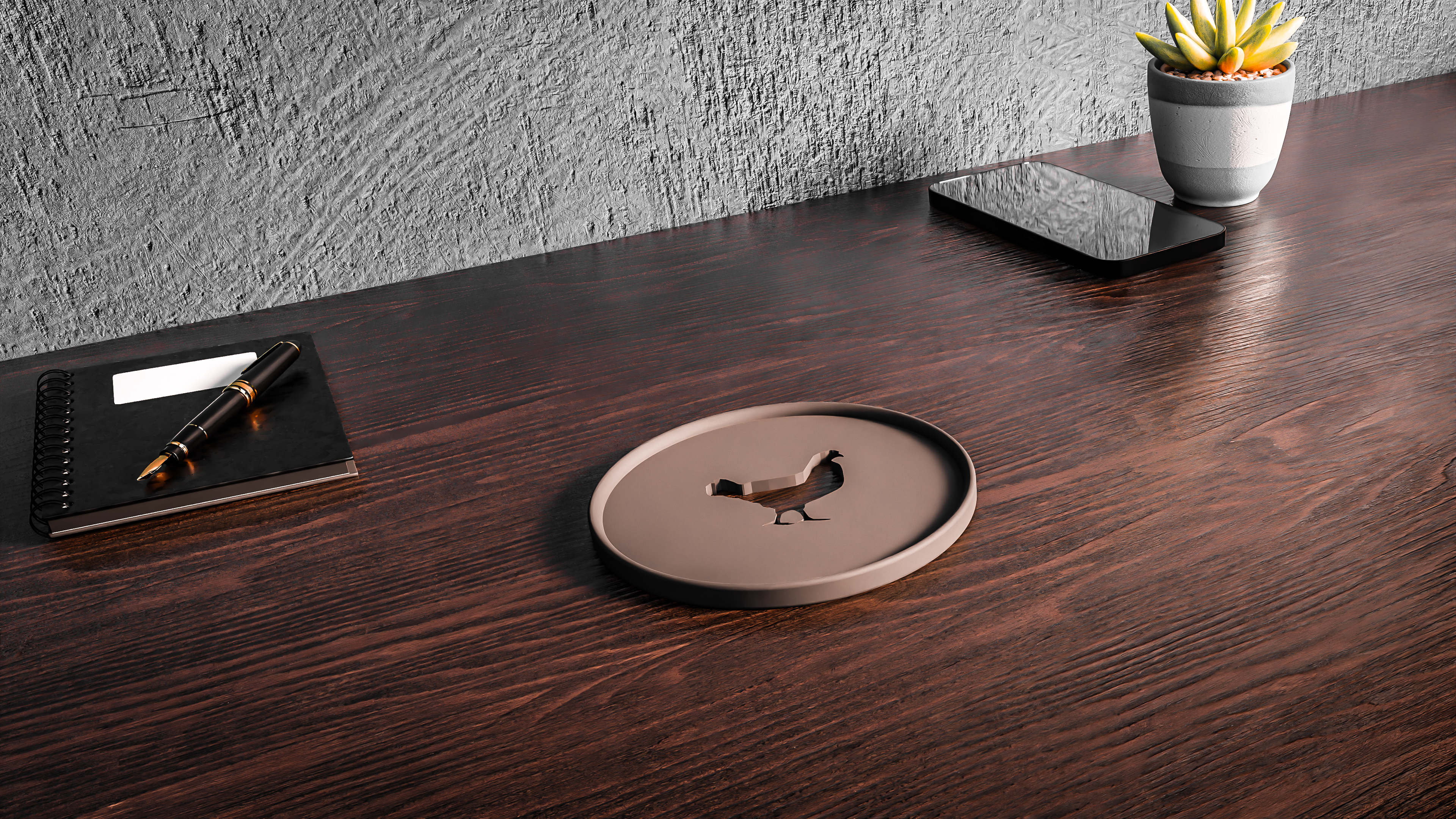 Minimalist Chicken Coasters