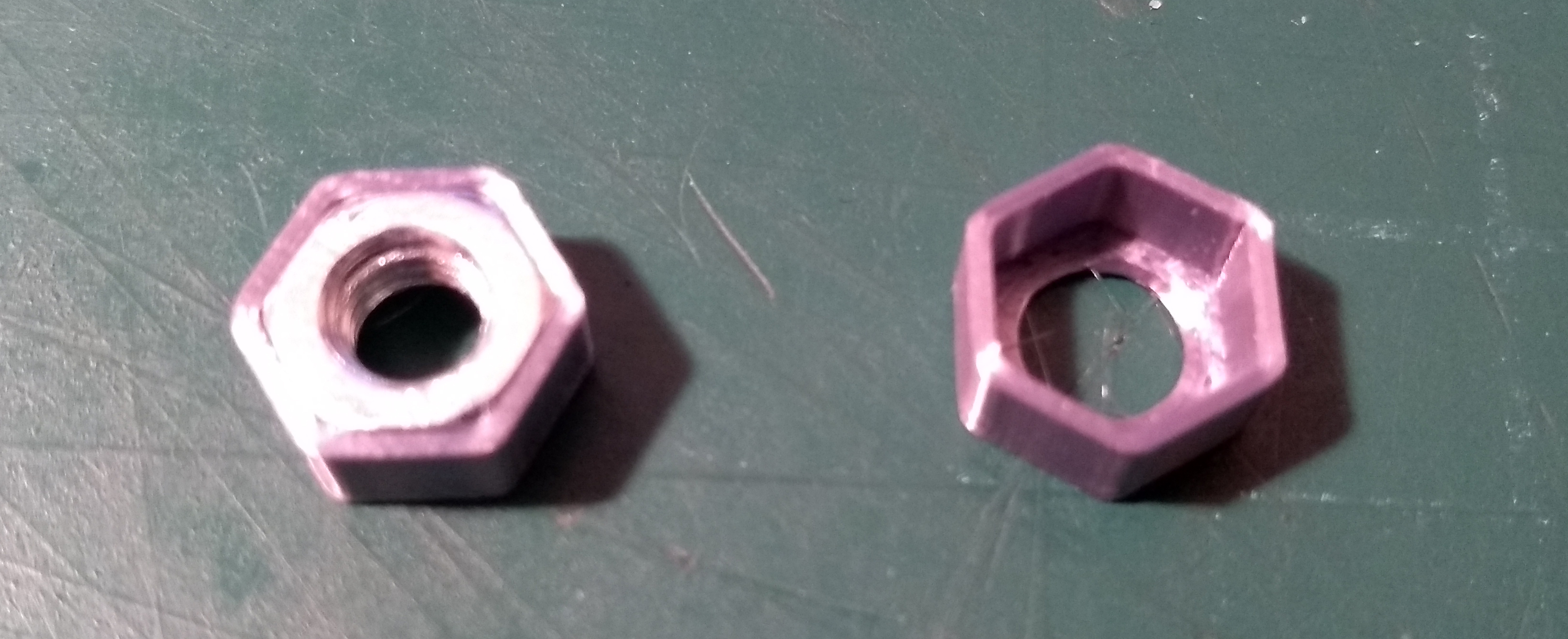 M5 Adapter for 10-32 nuts 3D model thumbnail