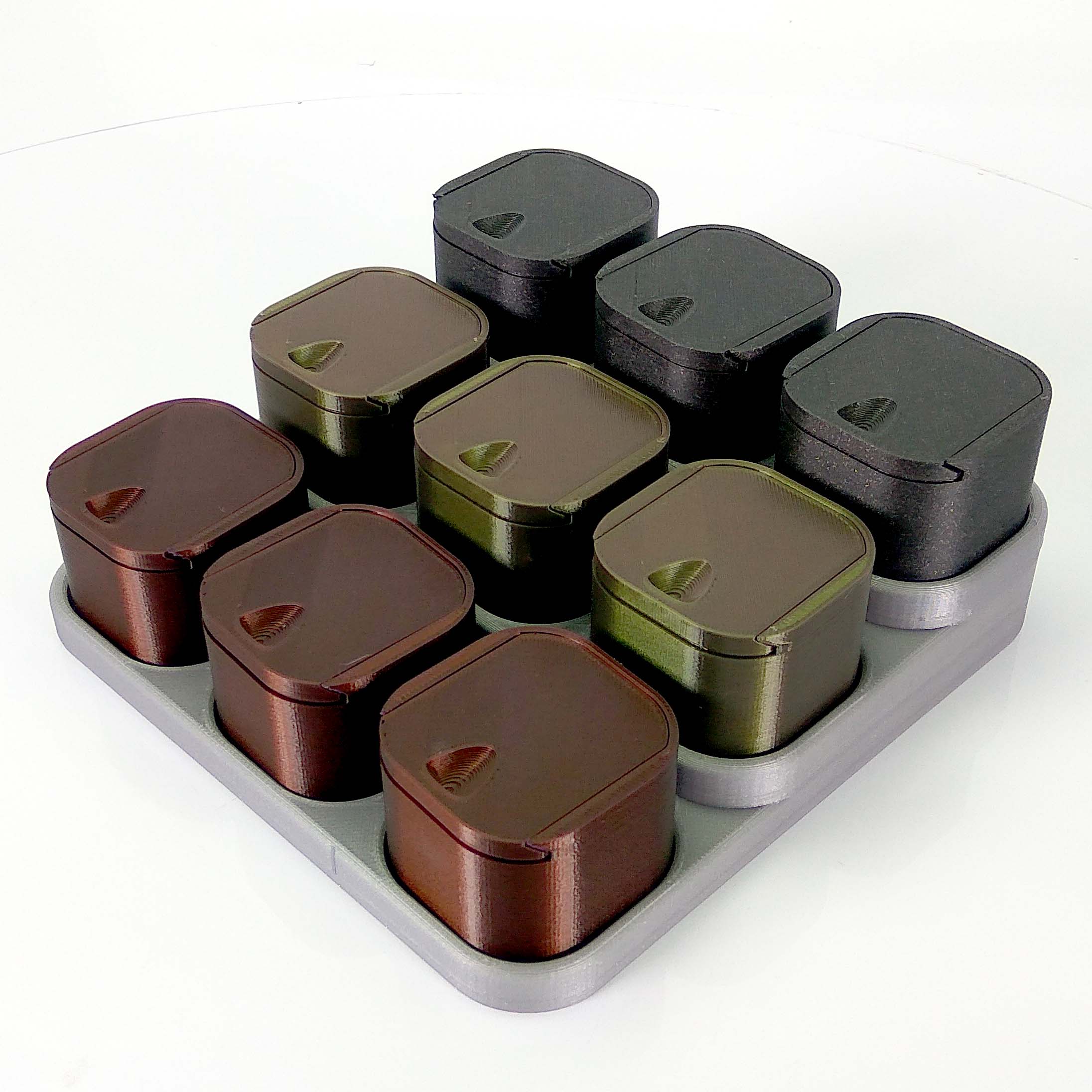 Rounded Bottom Box with Lid