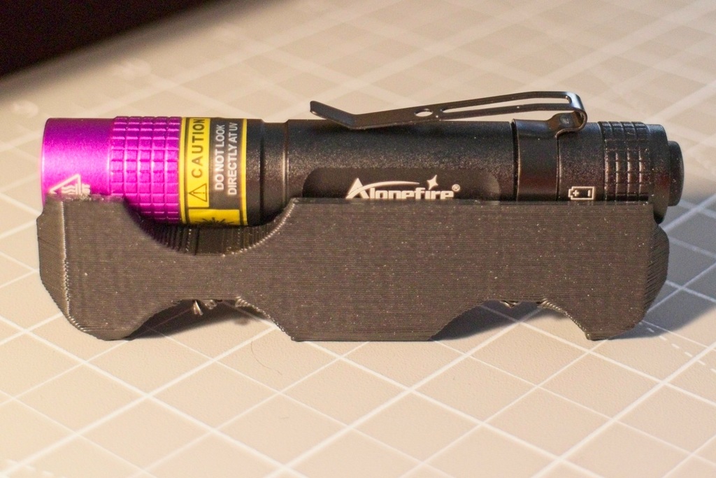 Mount for a Alonefire SV62 Mini 3W UV Flashlight