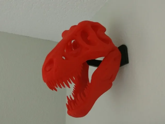 T-Rex Skull Wall Mount